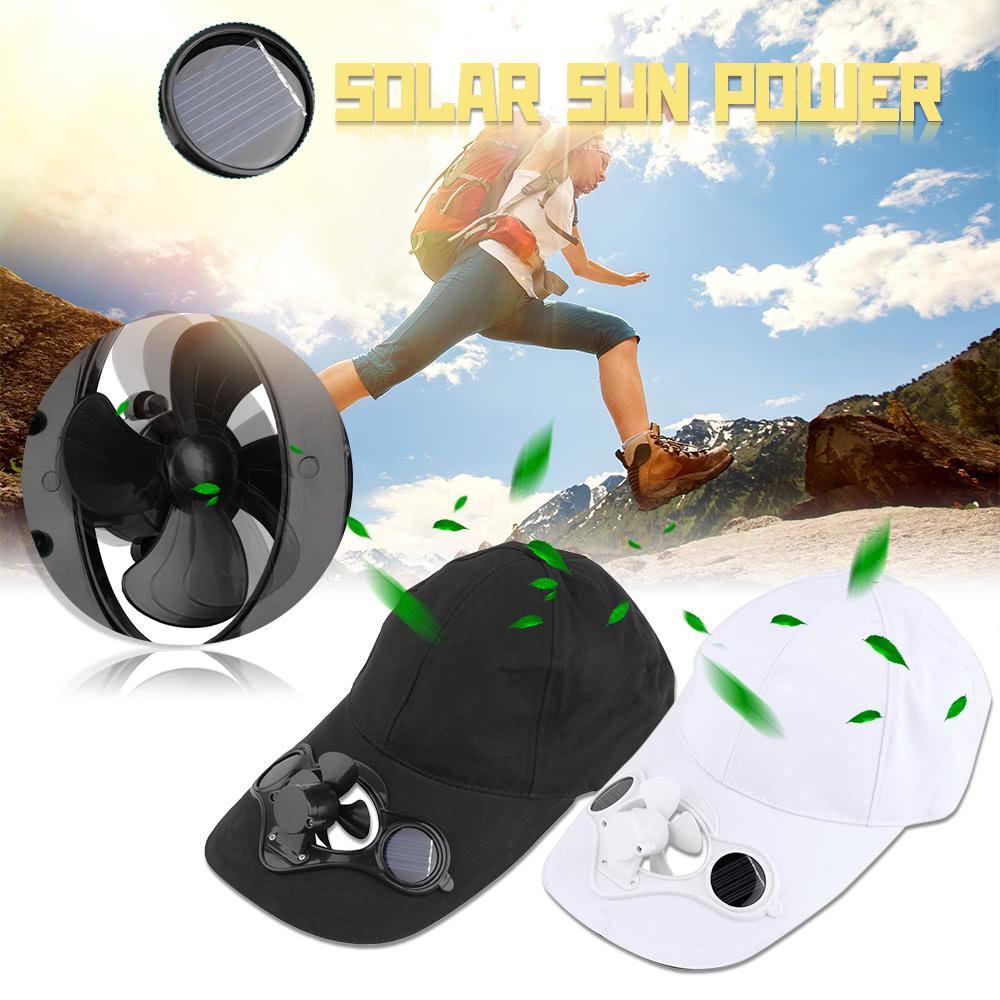 Solar-powered Fan Cap