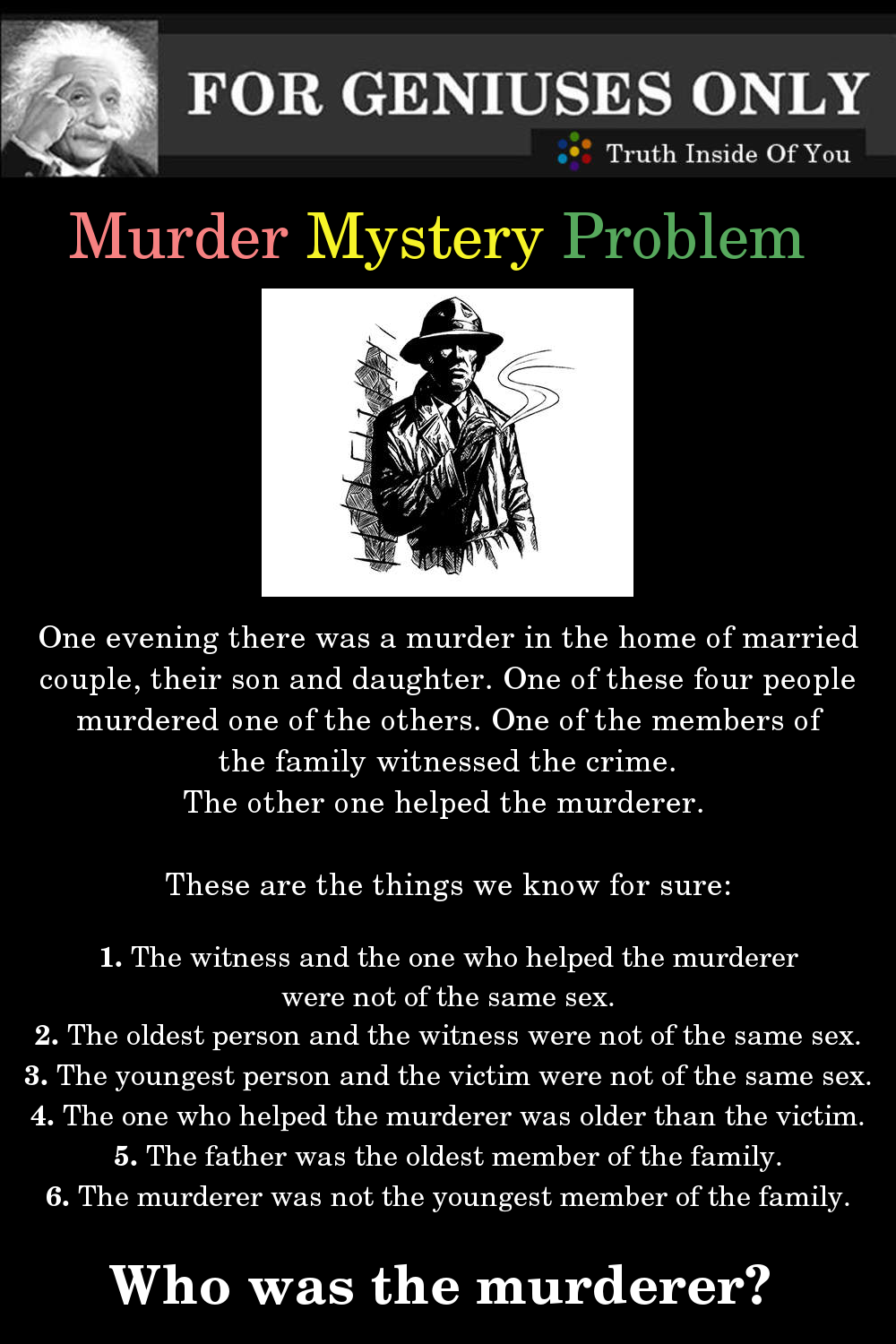 Who was the Murderer?